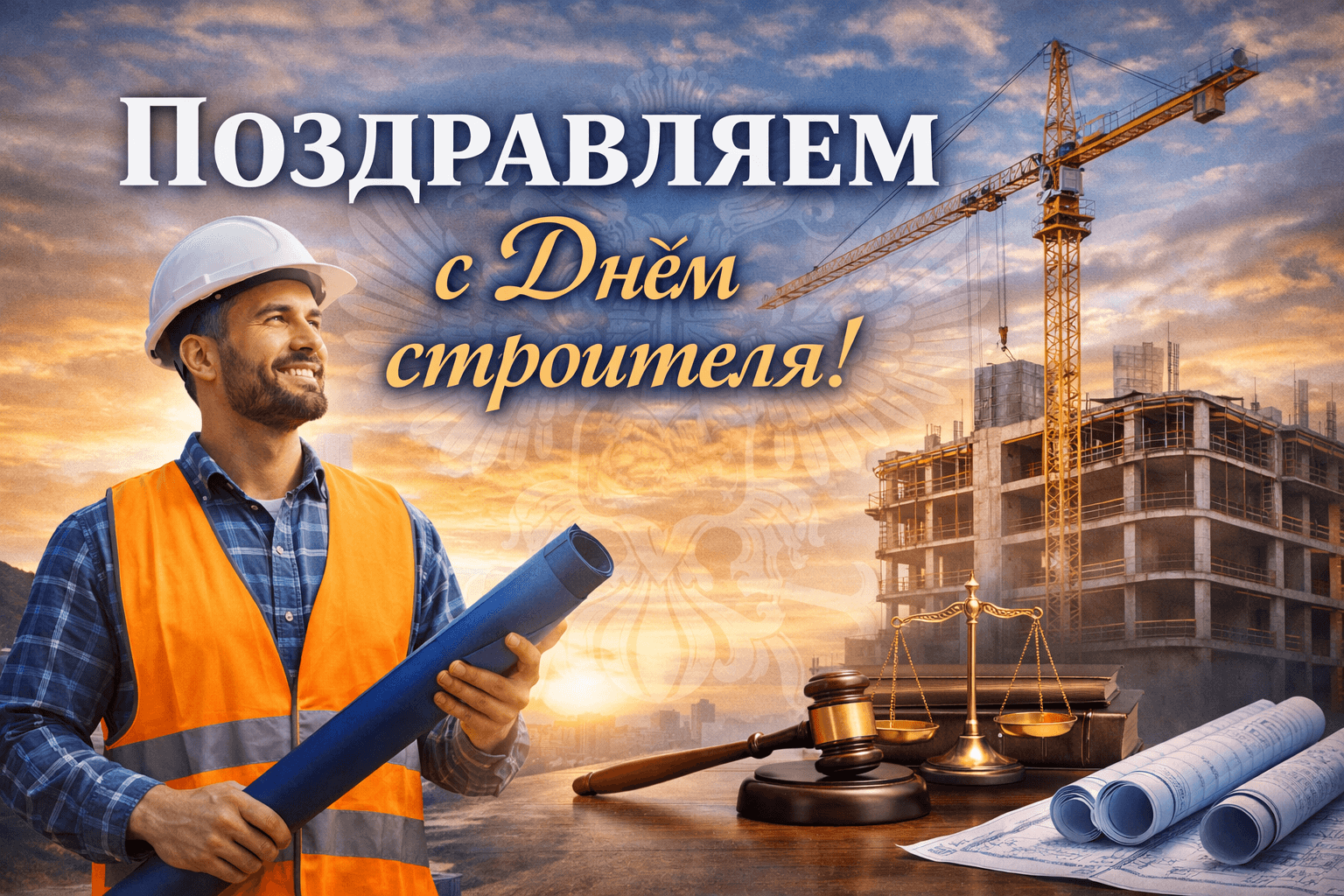 Поздравляем с Днем строителя